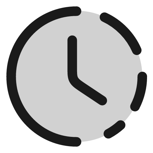 Story clock icon, line style, from andrsrxn/icons