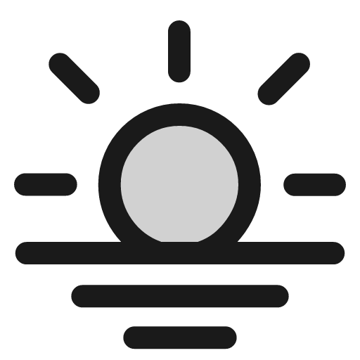 Sun fog icon, line style, from andrsrxn/icons