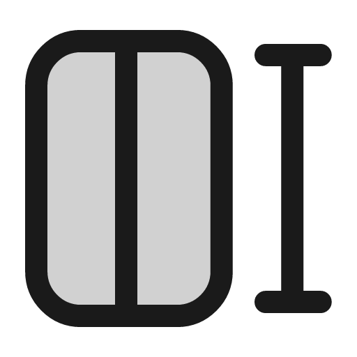 Table columns measure icon, line style, from andrsrxn/icons