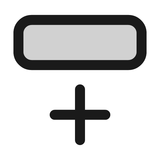 Table row plus icon, line style, from andrsrxn/icons