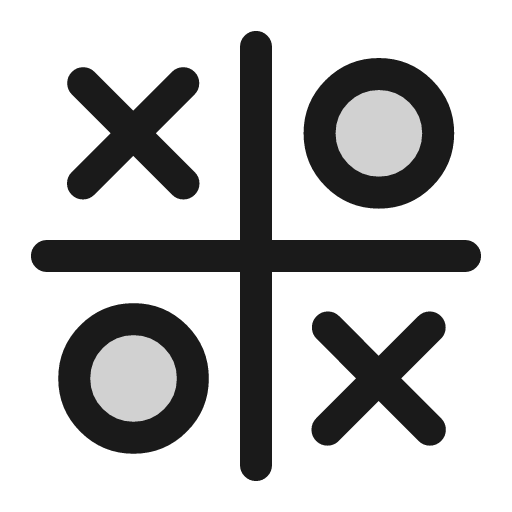 Tic tac toe icon, line style, from andrsrxn/icons