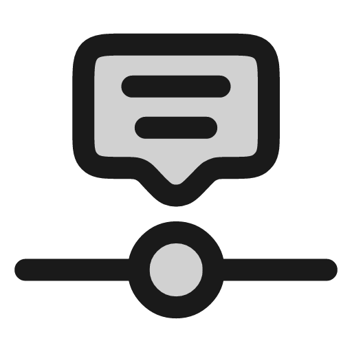 Timeline annotations icon, line style, from andrsrxn/icons