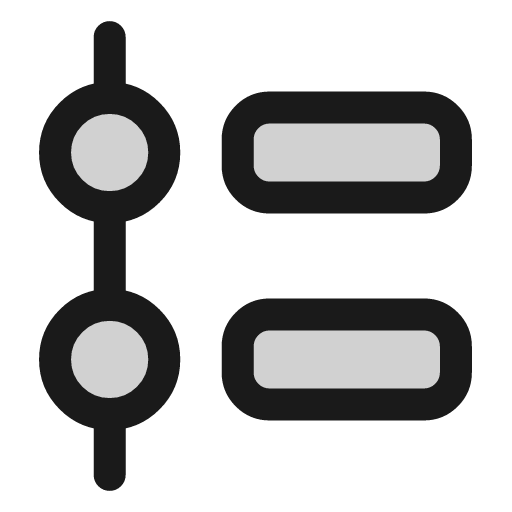 Timeline icon, line style, from andrsrxn/icons