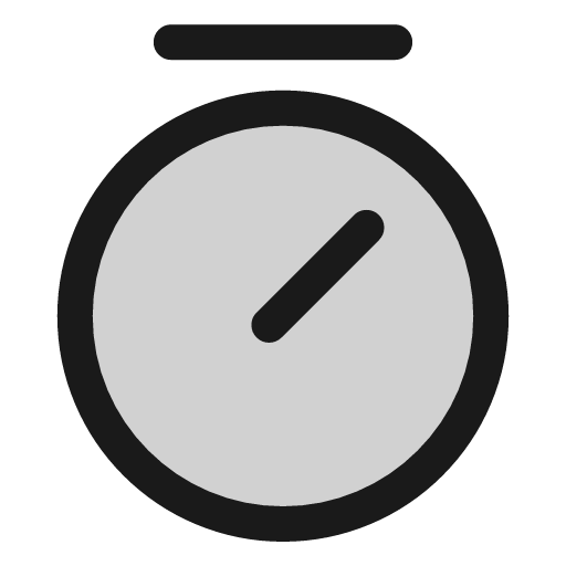 Timer icon, line style, from andrsrxn/icons