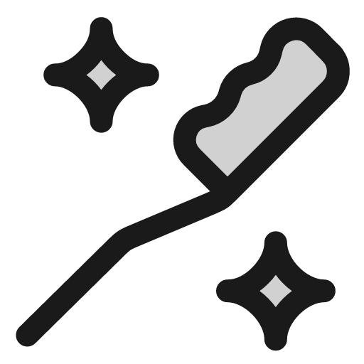 Toothbrush sparkles icon, line style, from andrsrxn/icons