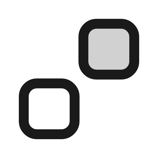 Ungroup icon, line style, from andrsrxn/icons