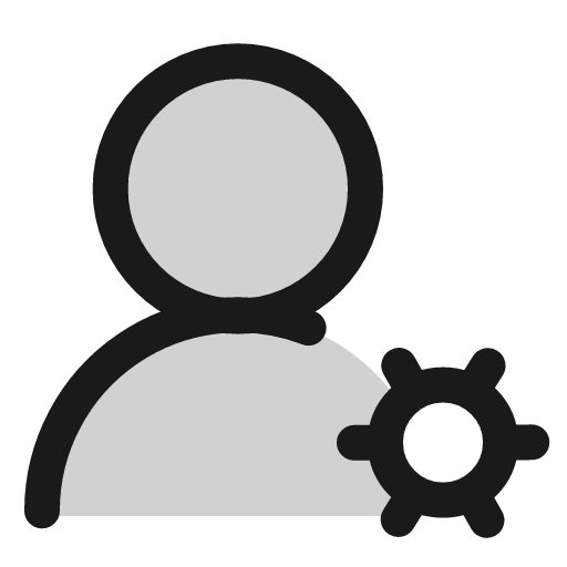 User settings icon, line style, from andrsrxn/icons