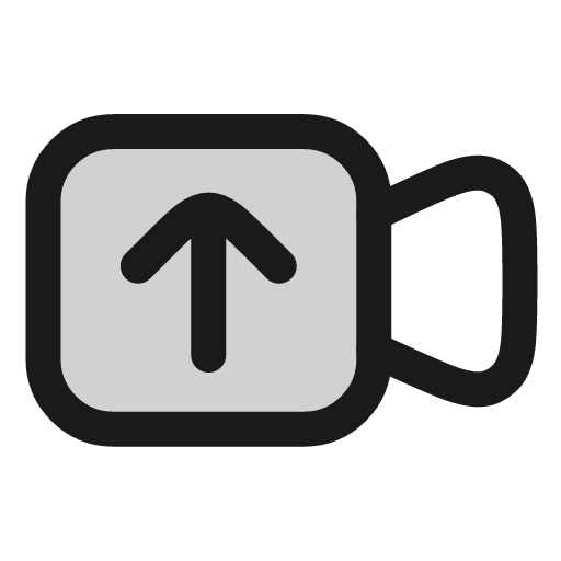 Video out icon, line style, from andrsrxn/icons
