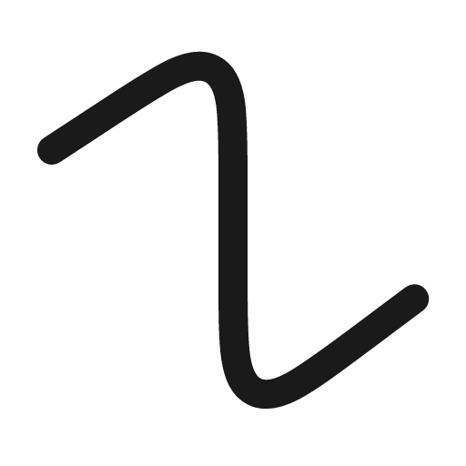 Wave sawtooth icon, line style, from andrsrxn/icons