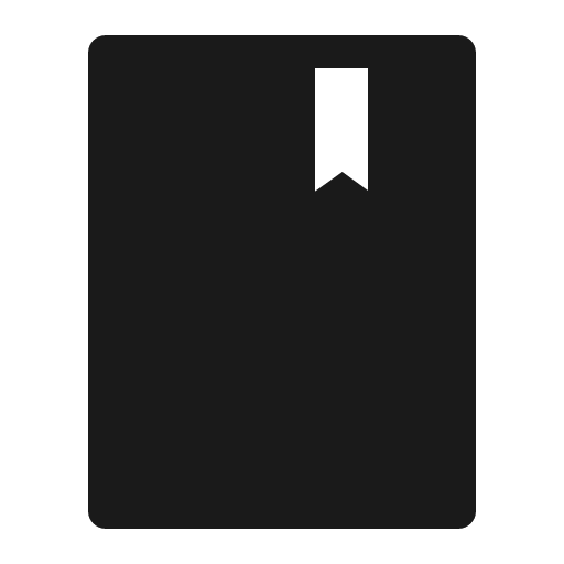 Book filled icon, filled style, from Ant Design Icons