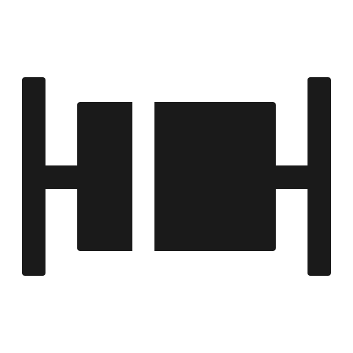 Box plot filled icon, filled style, from Ant Design Icons