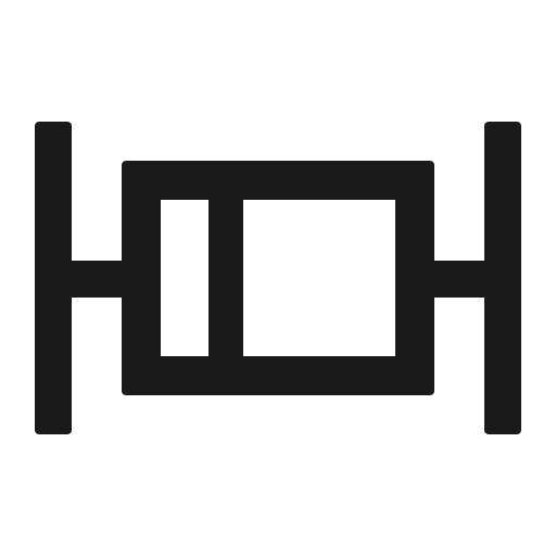 Box plot outlined icon, outline style, from Ant Design Icons