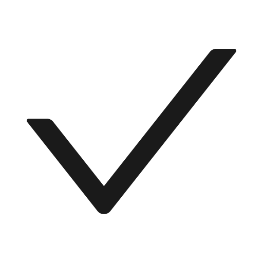 Check outlined icon, outline style, from Ant Design Icons