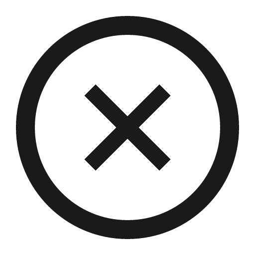 Close circle outlined icon, outline style, from Ant Design Icons