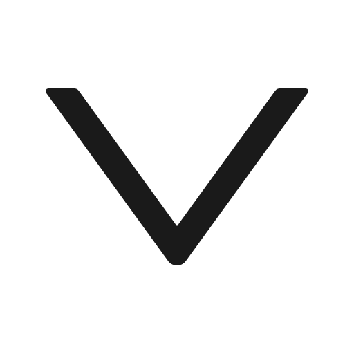 Down outlined icon, outline style, from Ant Design Icons