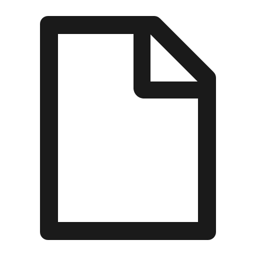 File outlined icon, outline style, from Ant Design Icons