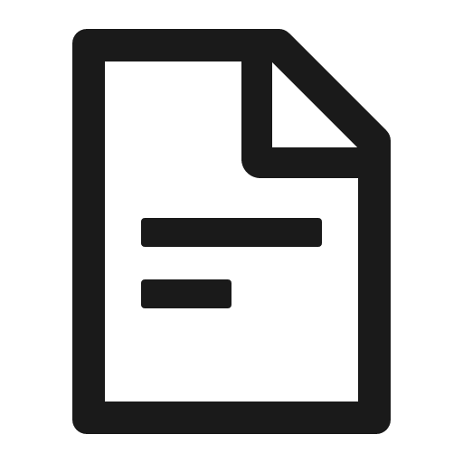 File text outlined icon, outline style, from Ant Design Icons