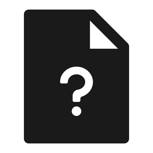 File unknown filled icon, filled style, from Ant Design Icons