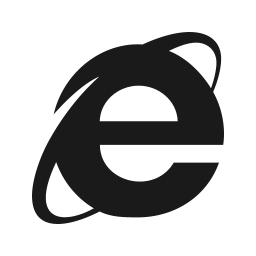 Ie outlined icon, outline style, from Ant Design Icons