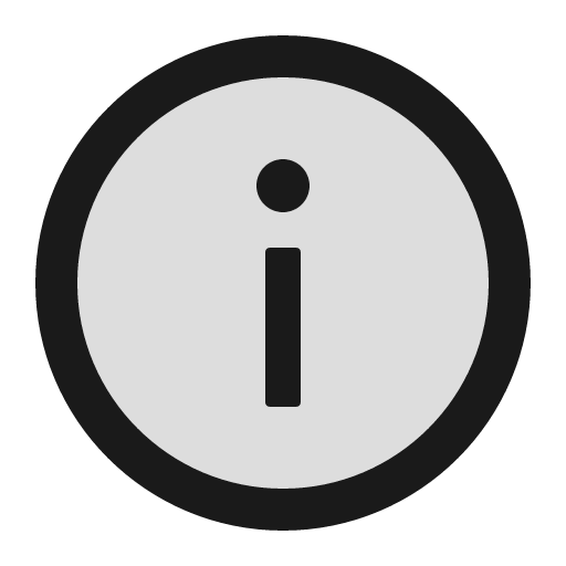 Info circle twotone icon, two-tone style, from Ant Design Icons