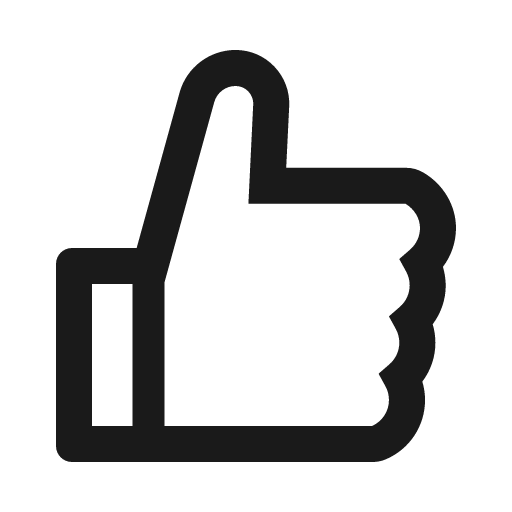 Like outlined icon, outline style, from Ant Design Icons