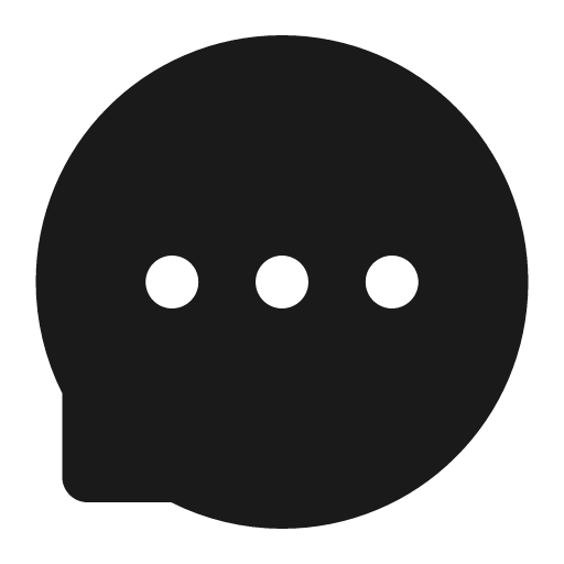 Message filled icon, filled style, from Ant Design Icons