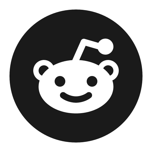 Reddit circle filled icon, filled style, from Ant Design Icons