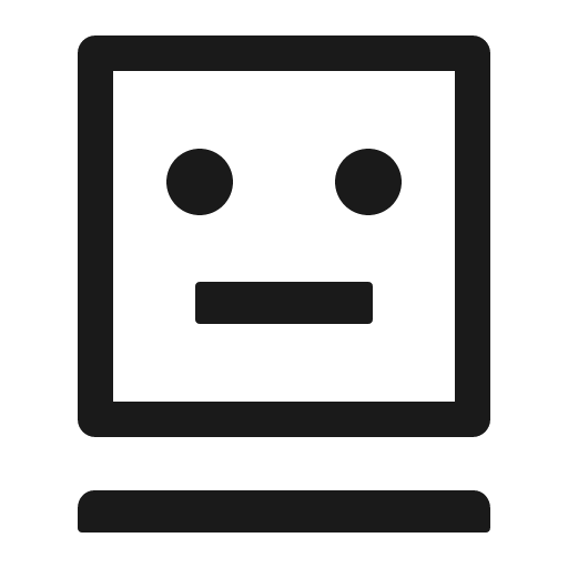 Robot outlined icon, outline style, from Ant Design Icons