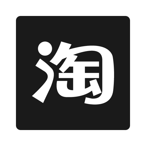 Taobao square filled icon, filled style, from Ant Design Icons