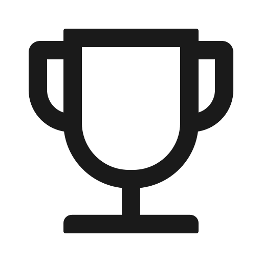Trophy outlined icon, outline style, from Ant Design Icons