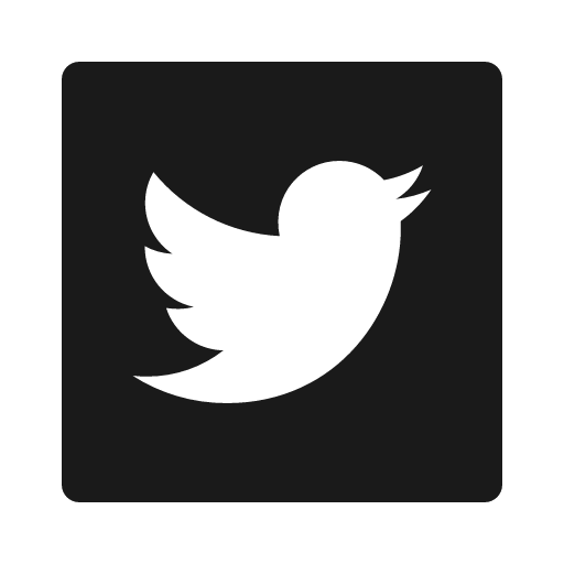 Twitter square filled icon, filled style, from Ant Design Icons
