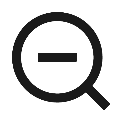 Zoom out outlined icon, outline style, from Ant Design Icons