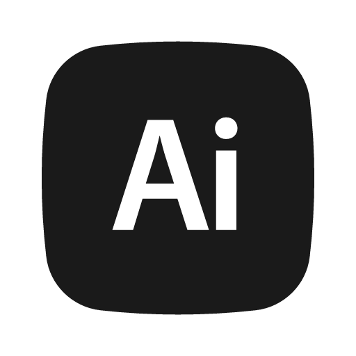 Adobe illustrator solid icon, filled style, from Basil