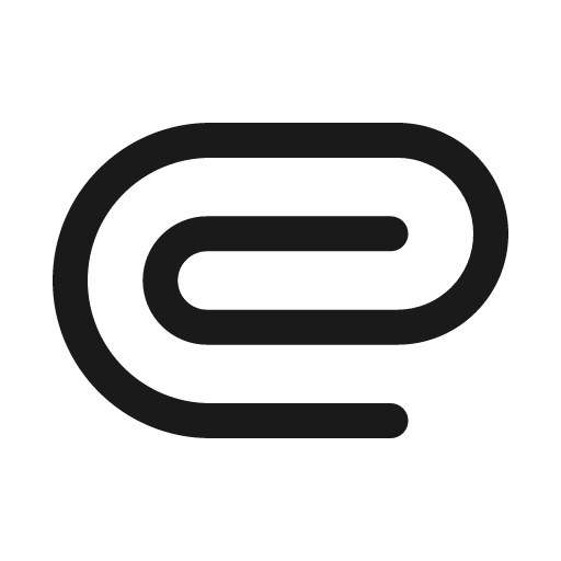 Attach solid icon, filled style, from Basil