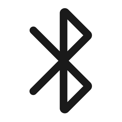 Bluetooth solid icon, filled style, from Basil