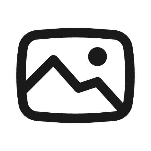 Image outline icon, outline style, from Basil