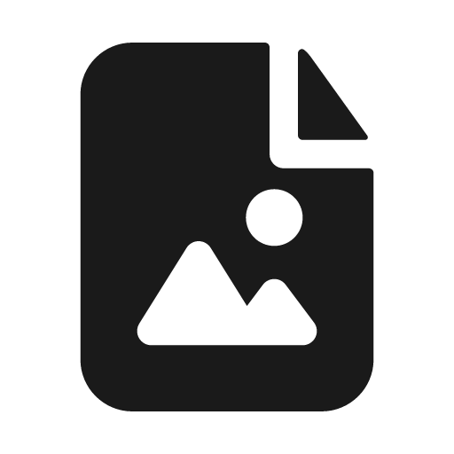 Picture solid icon, filled style, from Basil