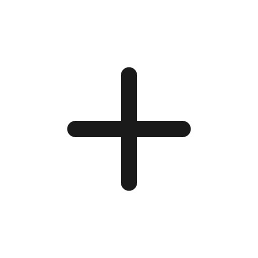 Plus outline icon, outline style, from Basil