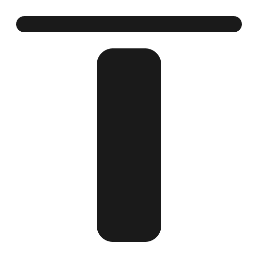 Align top icon, solid style, from Bootstrap Icons