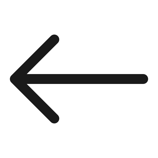 Arrow left icon, solid style, from Bootstrap Icons