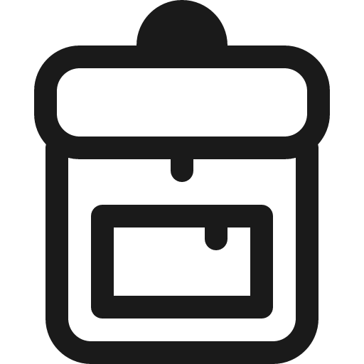 Backpack4 icon, solid style, from Bootstrap Icons