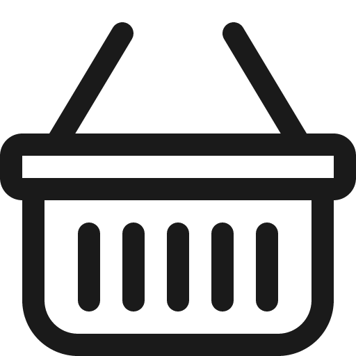 Basket icon, solid style, from Bootstrap Icons
