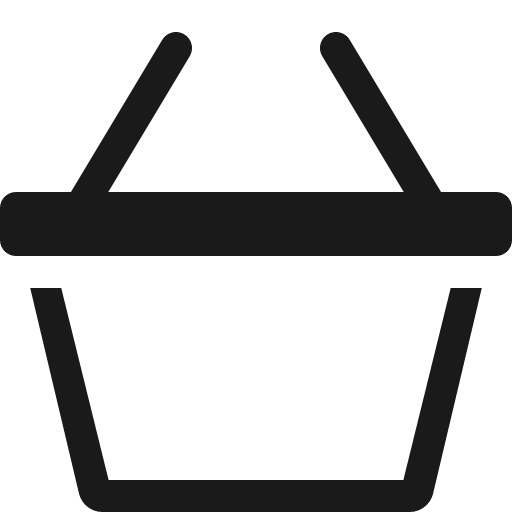 Basket3 icon, solid style, from Bootstrap Icons