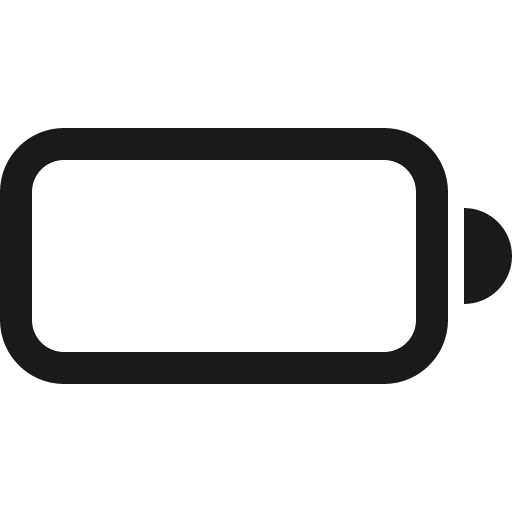 Battery icon, solid style, from Bootstrap Icons