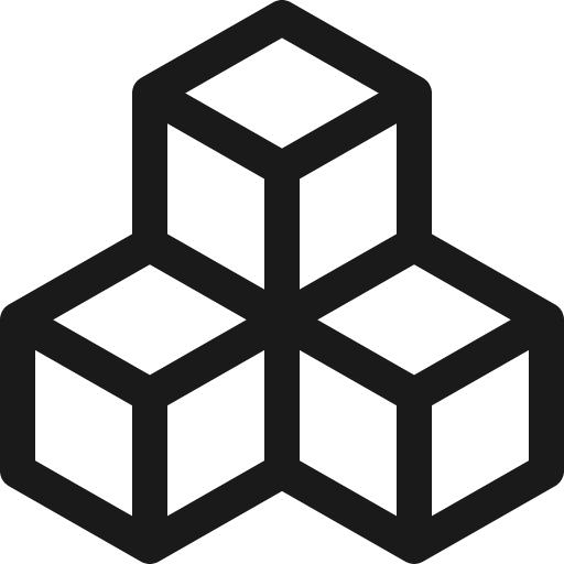 Boxes icon, solid style, from Bootstrap Icons