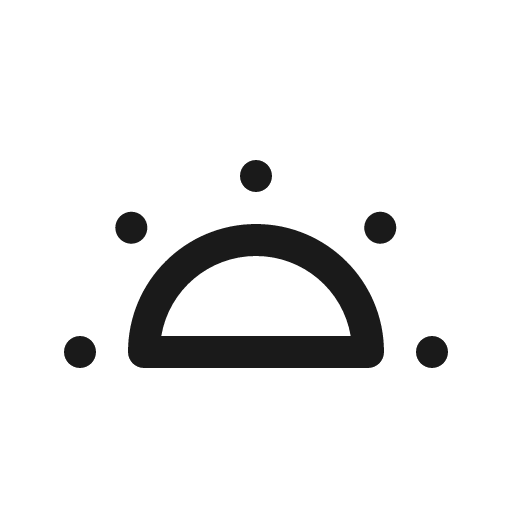 Brightness alt low icon, solid style, from Bootstrap Icons