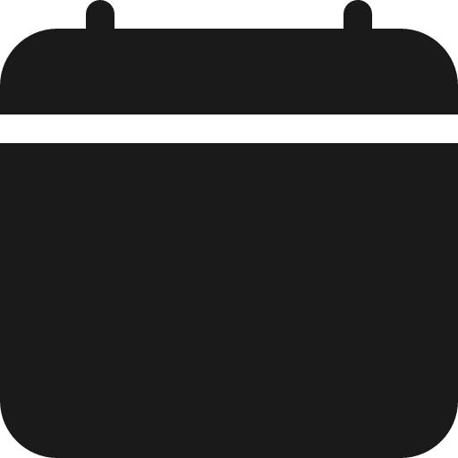 Calendar fill icon, filled style, from Bootstrap Icons