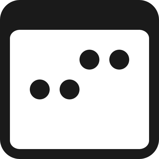 Calendar3 week icon, solid style, from Bootstrap Icons