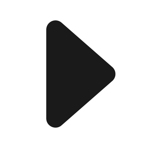 Caret right fill icon, filled style, from Bootstrap Icons