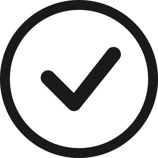 Check circle icon, solid style, from Bootstrap Icons